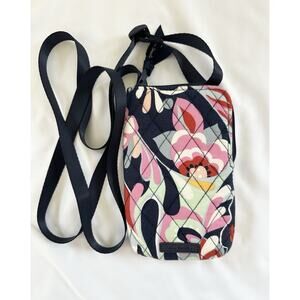 Vera Bradley MIni Cellphone Crossbody RFID MOD PAISLEY Adjustable Strap